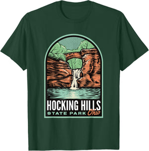 Hocking Hills State Park Ohio Vintage T-Shirt - T-Shirt | Forest