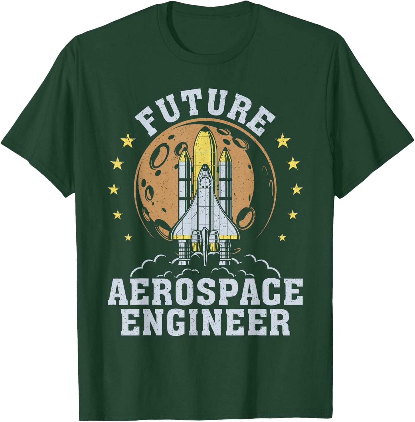 Future Aerospace Engineer Aeronautical Rocket Science Funny T-Shirt - T-Shirt | Forest