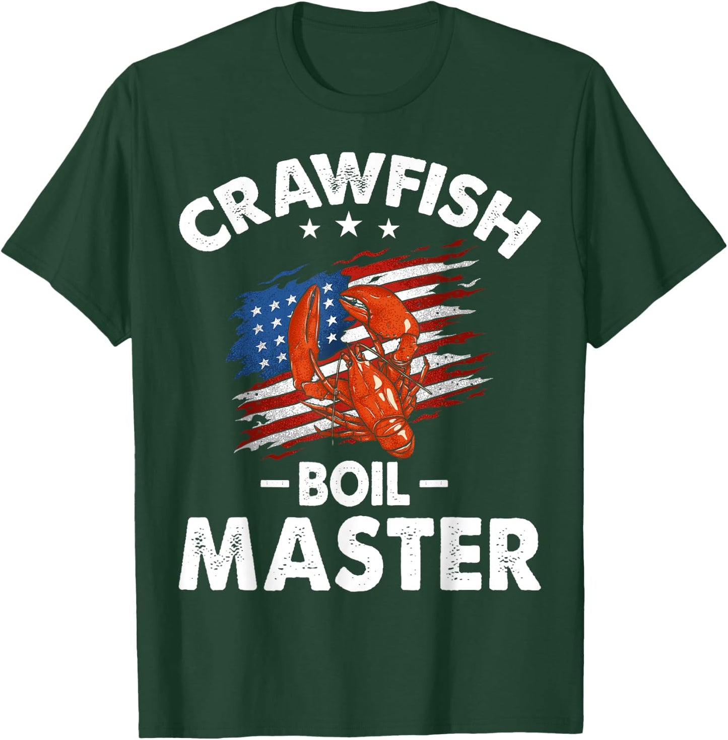 Crawfish Boil Master - Crawfish Boiling Crab Mud Bug T-Shirt - T-Shirt | Forest