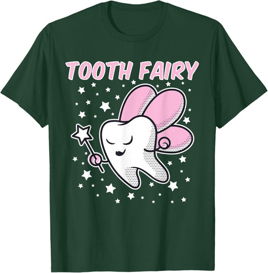Cute Tooth Fairy Halloween Costume Dental Assistant Dentist T-Shirt - T-Shirt | Forest