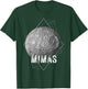 Mimas Saturn Moon Solar System Space Astronomy T-Shirt - T-Shirt | Forest