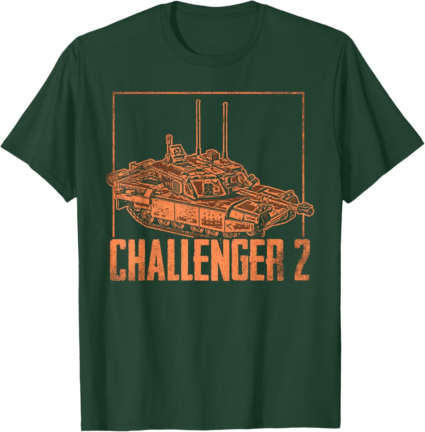 Challenger 2 Battle Tank United Kingdom British Military T-Shirt - T-Shirt | Forest