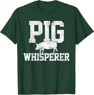 Pigs Whisperer Farmer Vintage Small T-Shirt - T-Shirt | Forest