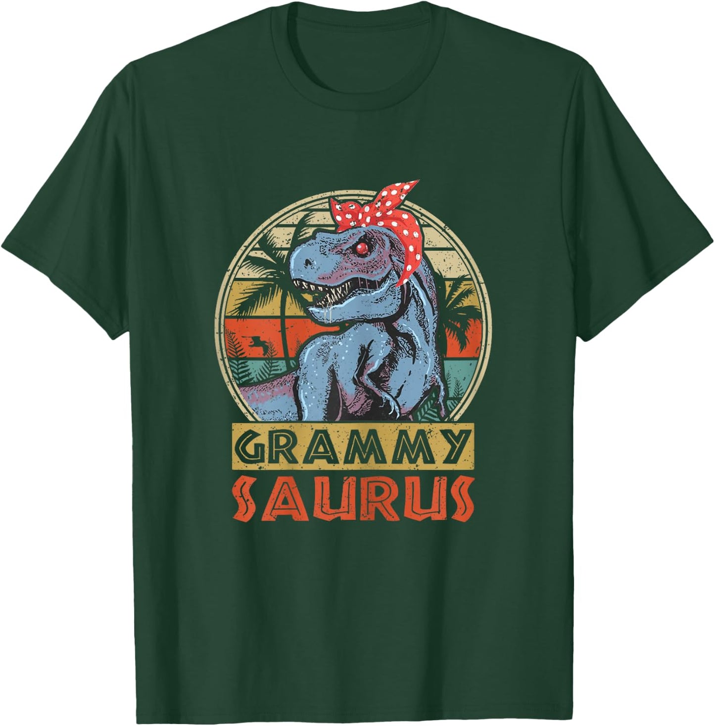 Grammysaurus T Rex Dinosaur Grammy Saurus Family Matching T-Shirt - T-Shirt | Forest