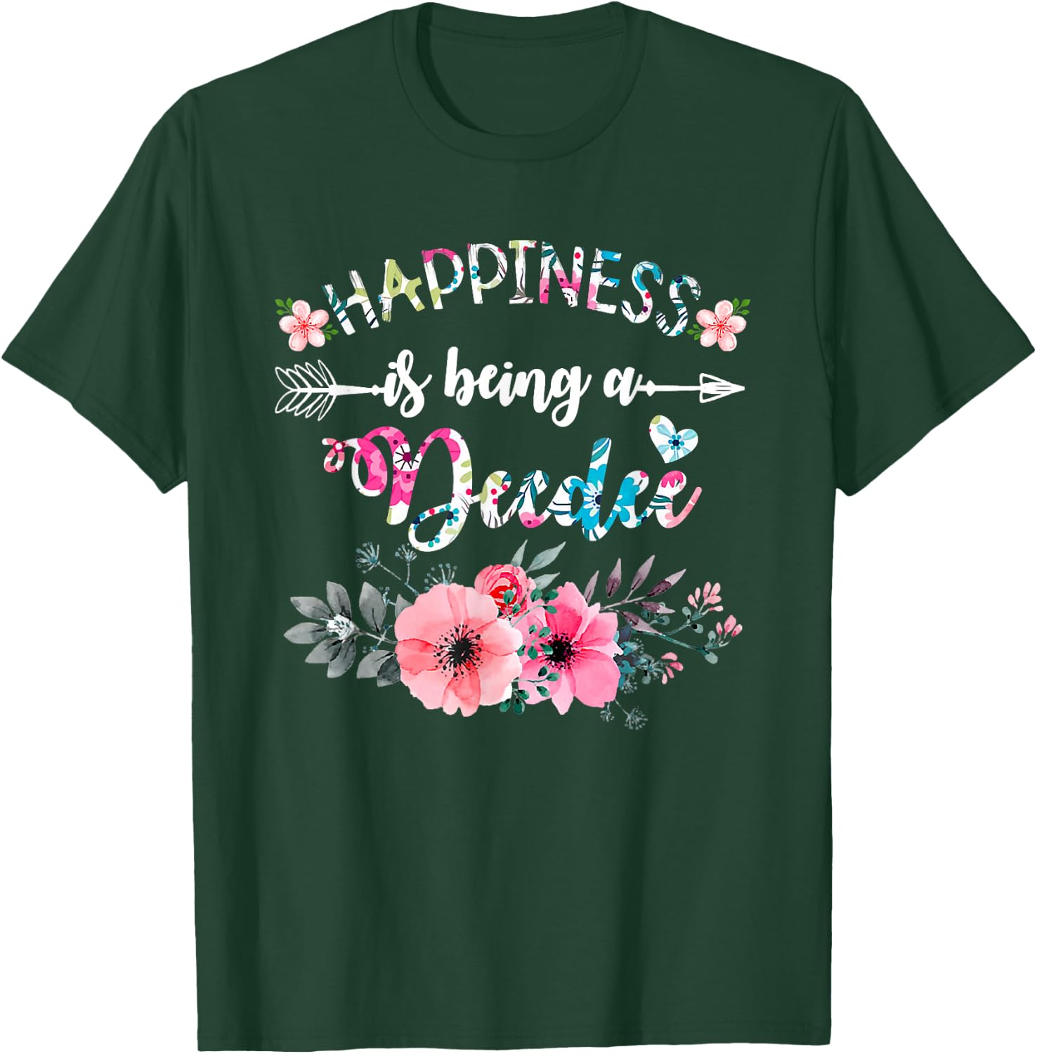 Happiness Is Being A Deedee Mother's Day T-Shirt - T-Shirt | Forest