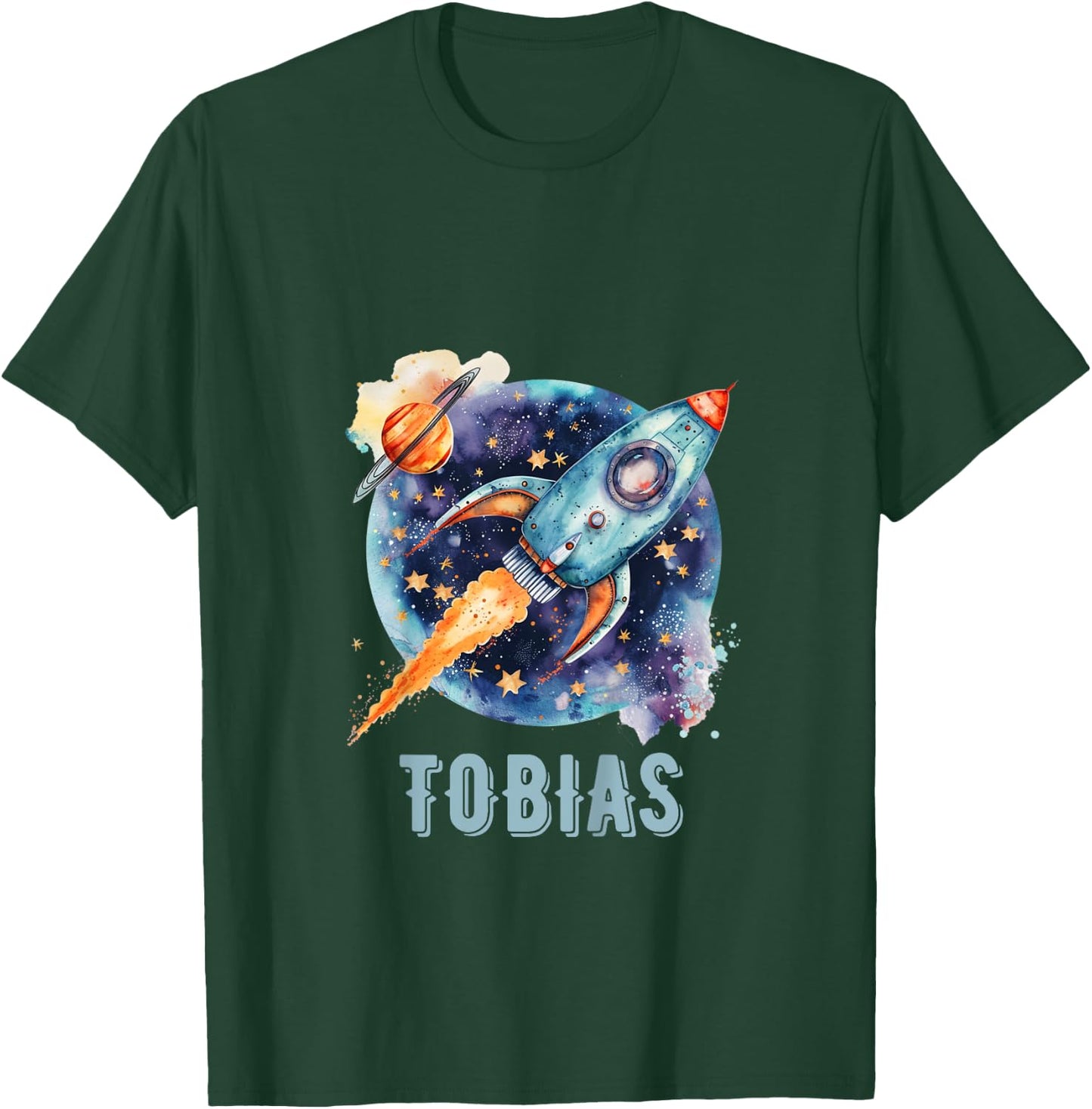 Kids TOBIAS Name Baby Boy Nursery Room Theme Decor Gifts T-Shirt - T-Shirt | Forest
