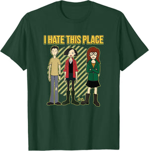 Mademark x Daria - I Hate This Place T-Shirt - T-Shirt | Forest