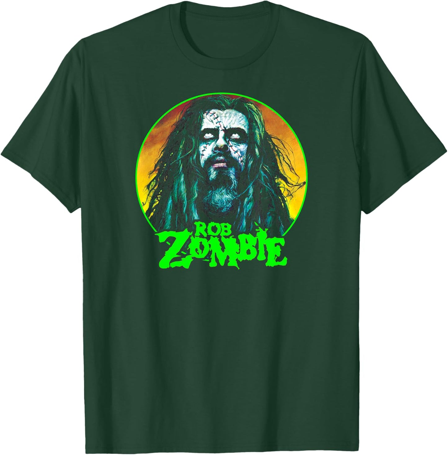 Rob Zombie – Circle Face T-Shirt - T-Shirt | Forest