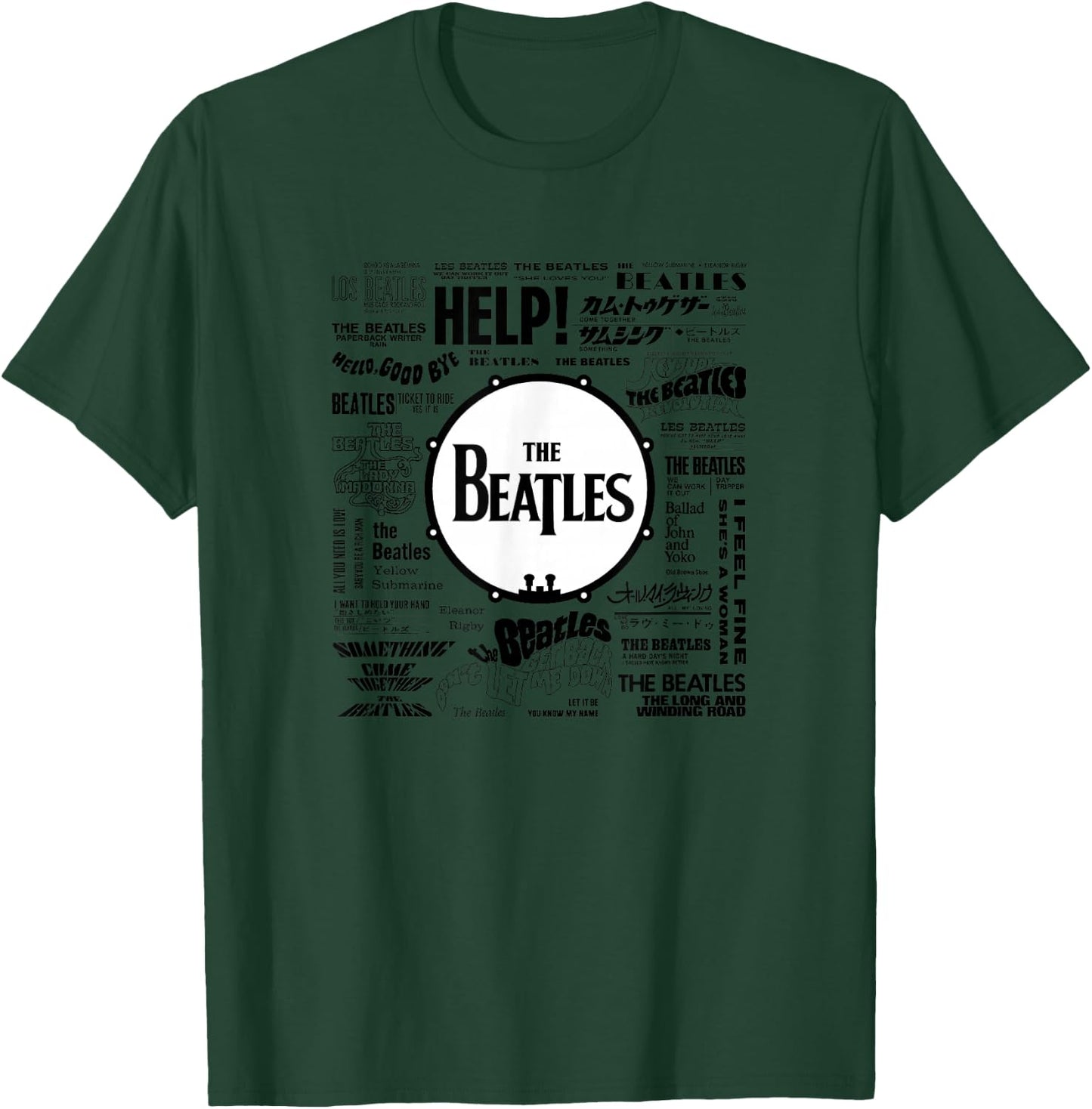 The Beatles - Beatles Singles World Art T-Shirt - T-Shirt | Forest