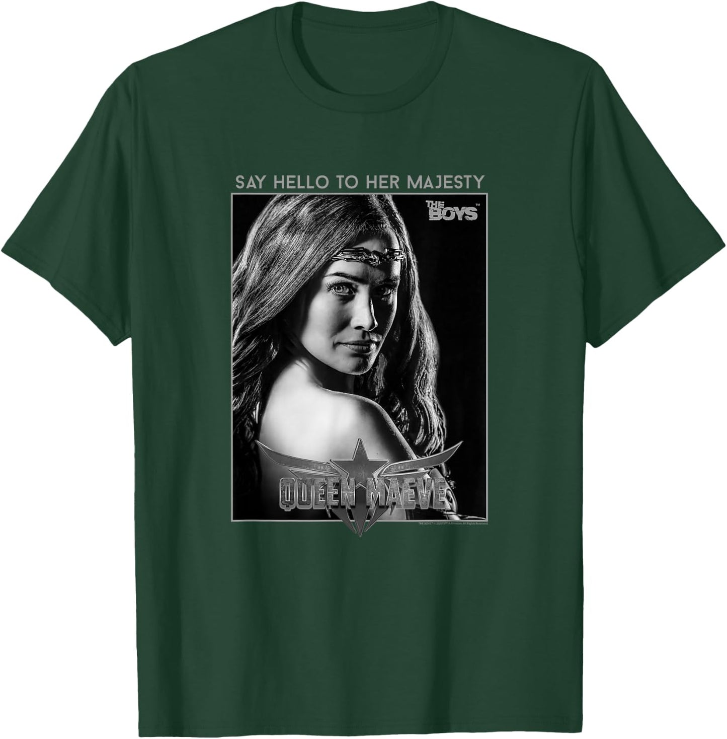 The Boys Queen Maeve Portrait Superhero TV Show T-Shirt - T-Shirt | Forest