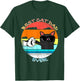 Vintage Cat Best Cat Dad Retro Cat Meow T-Shirt - T-Shirt | Forest