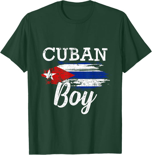 Funny Cuba Lover Graphic for Boys Men Kids Cuban T-Shirt - T-Shirt | Forest