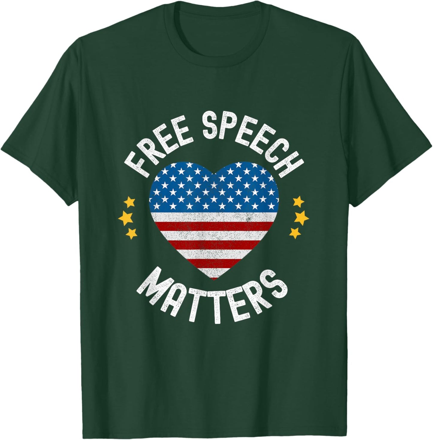 Free Speech Matters T-Shirt - T-Shirt | Forest