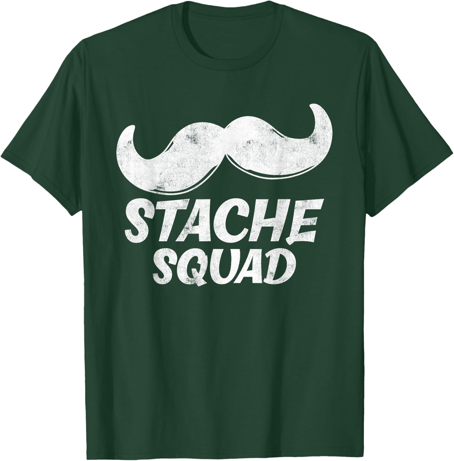 Stache Squad Mustache Group Costume Men Boy T-Shirt - T-Shirt | Forest