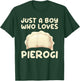 Cool Pierogi Art For Boys Men Kids Pierogi Dumpling Food T-Shirt - T-Shirt | Forest