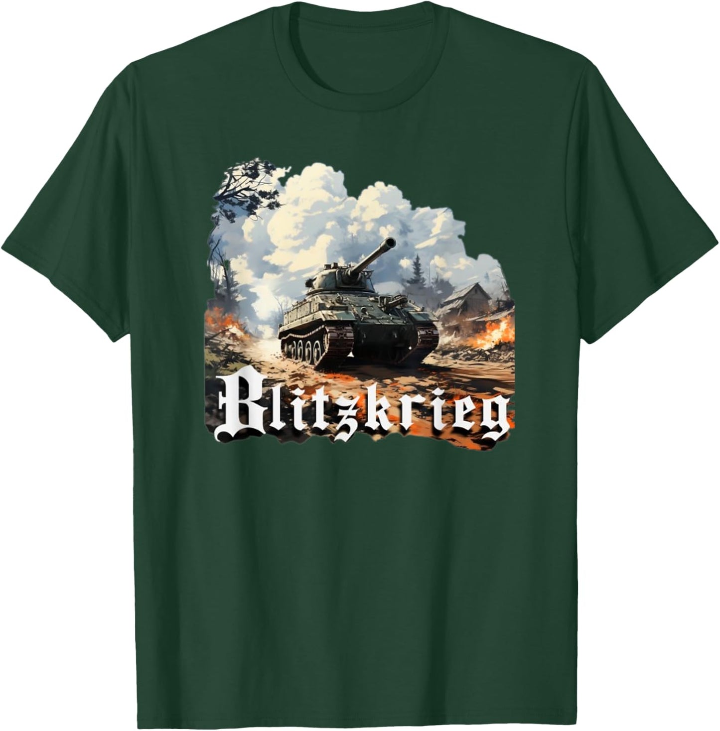World War 2 Blitzkrieg T-Shirt - T-Shirt | Forest