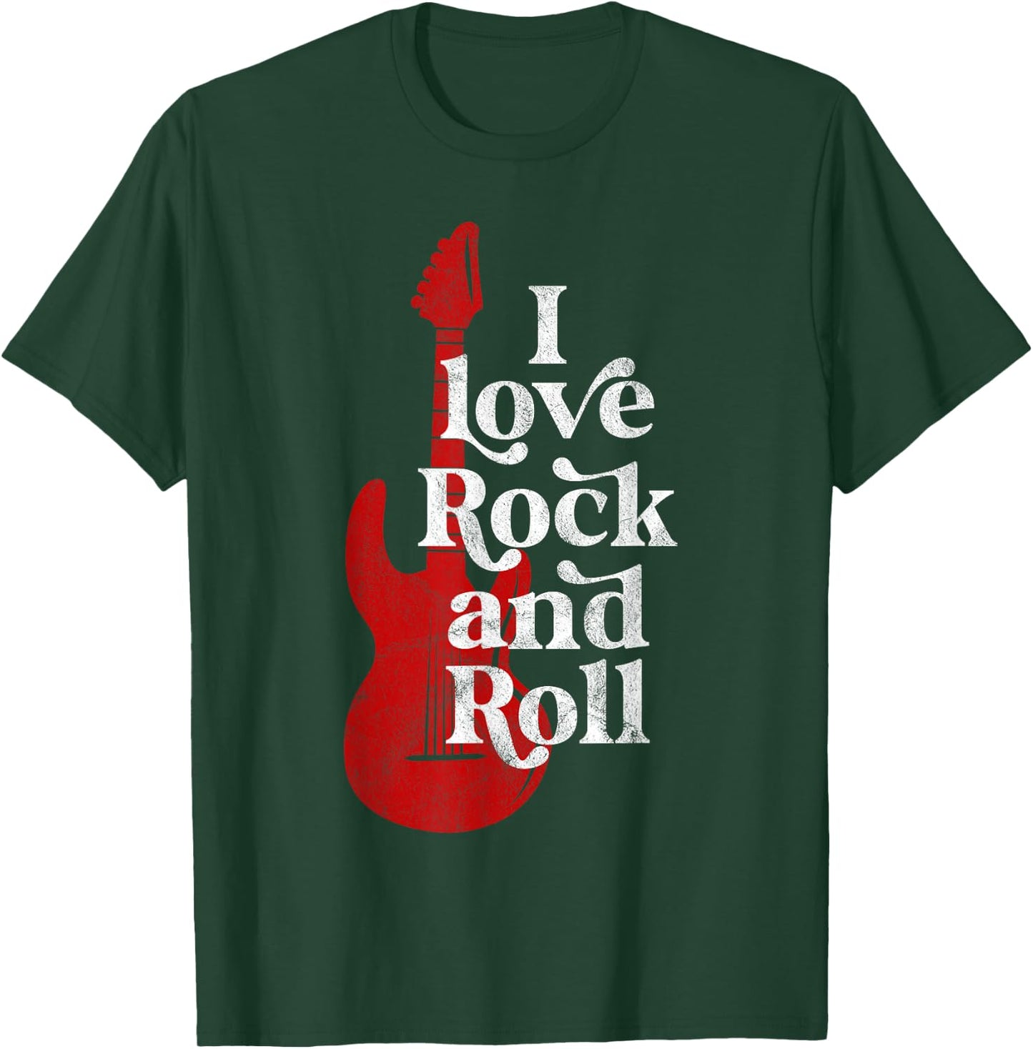 I Love Rock and roll T-Shirt - T-Shirt | Forest