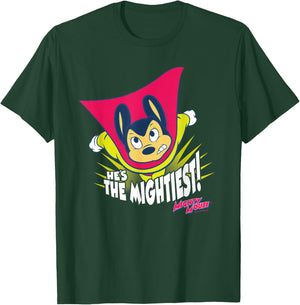 Mighty Mouse He's The Mightiest T-Shirt - T-Shirt | Forest