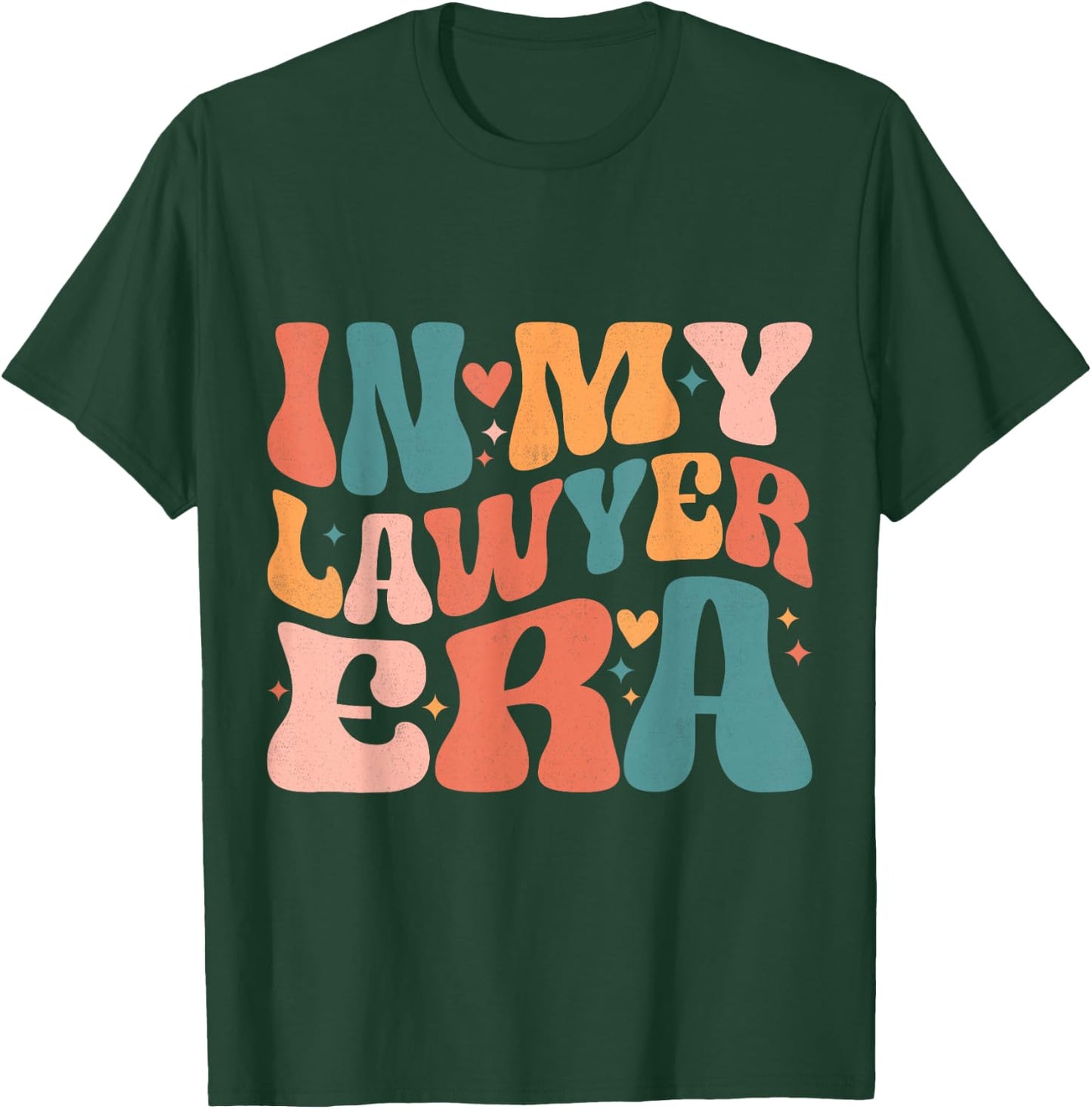 In My Lawyer Era , Small, Black T-Shirt - T-Shirt | Forest