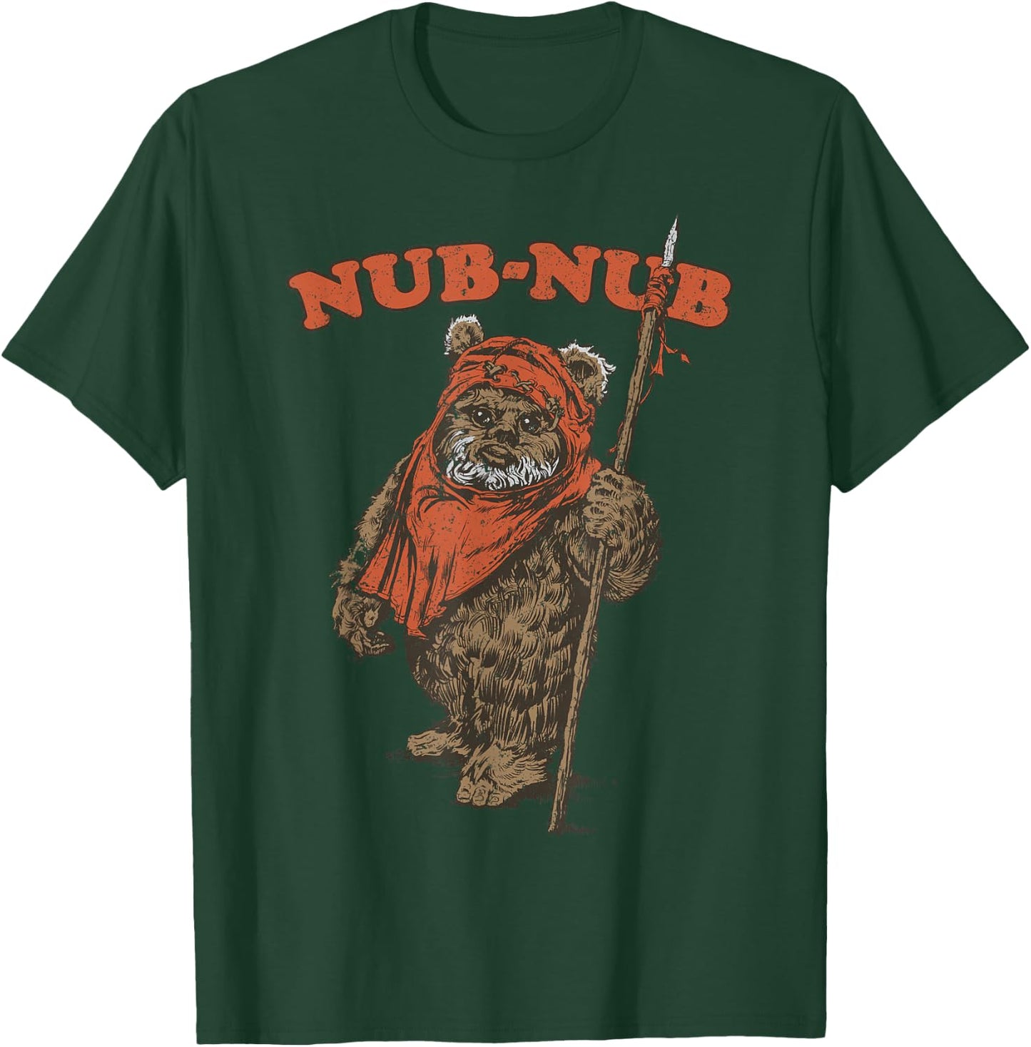 Star Wars Nub-Nub Ewok Vintage Camp Graphic T-Shirt - T-Shirt | Forest