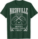 Nashville Tennessee Country Music City Guitar Vintage T-Shirt - T-Shirt | Forest