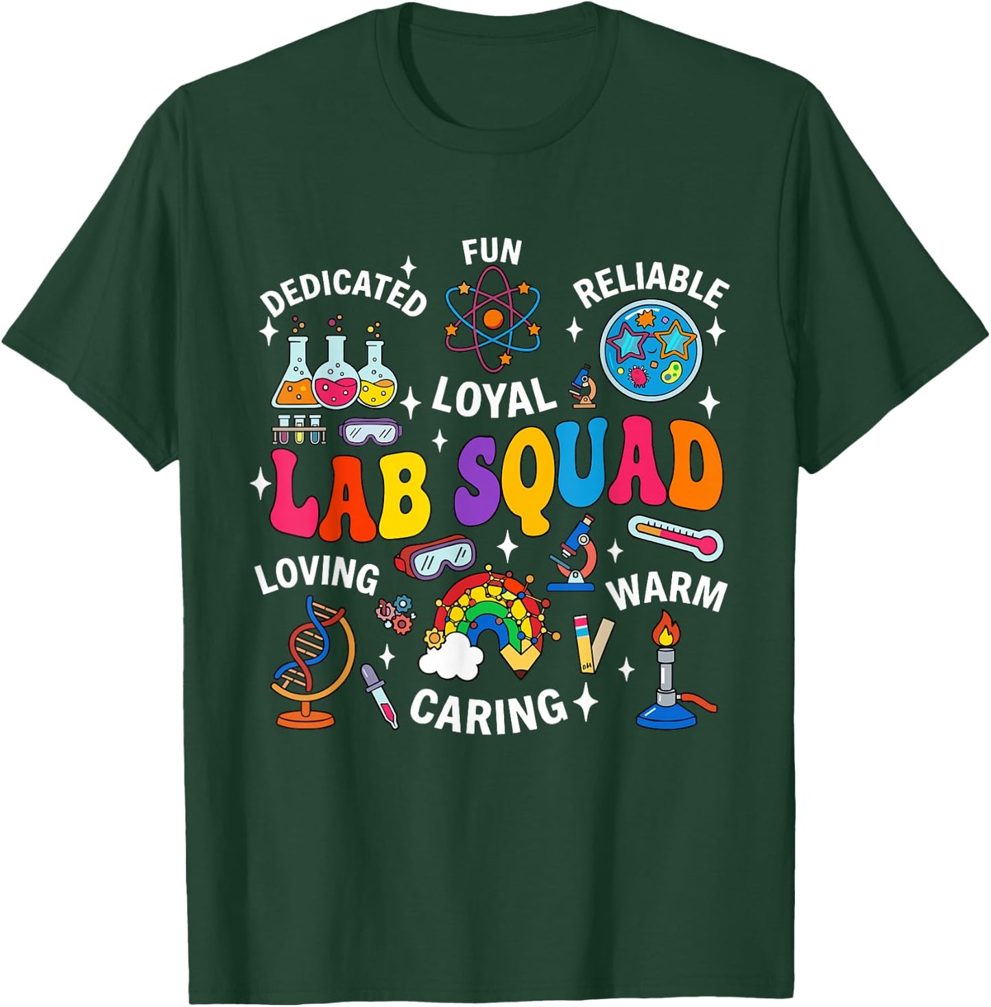 Lab Squad Lab Week 2026 Tech Medical Laboratory Scientist T-Shirt - T-Shirt | Forest