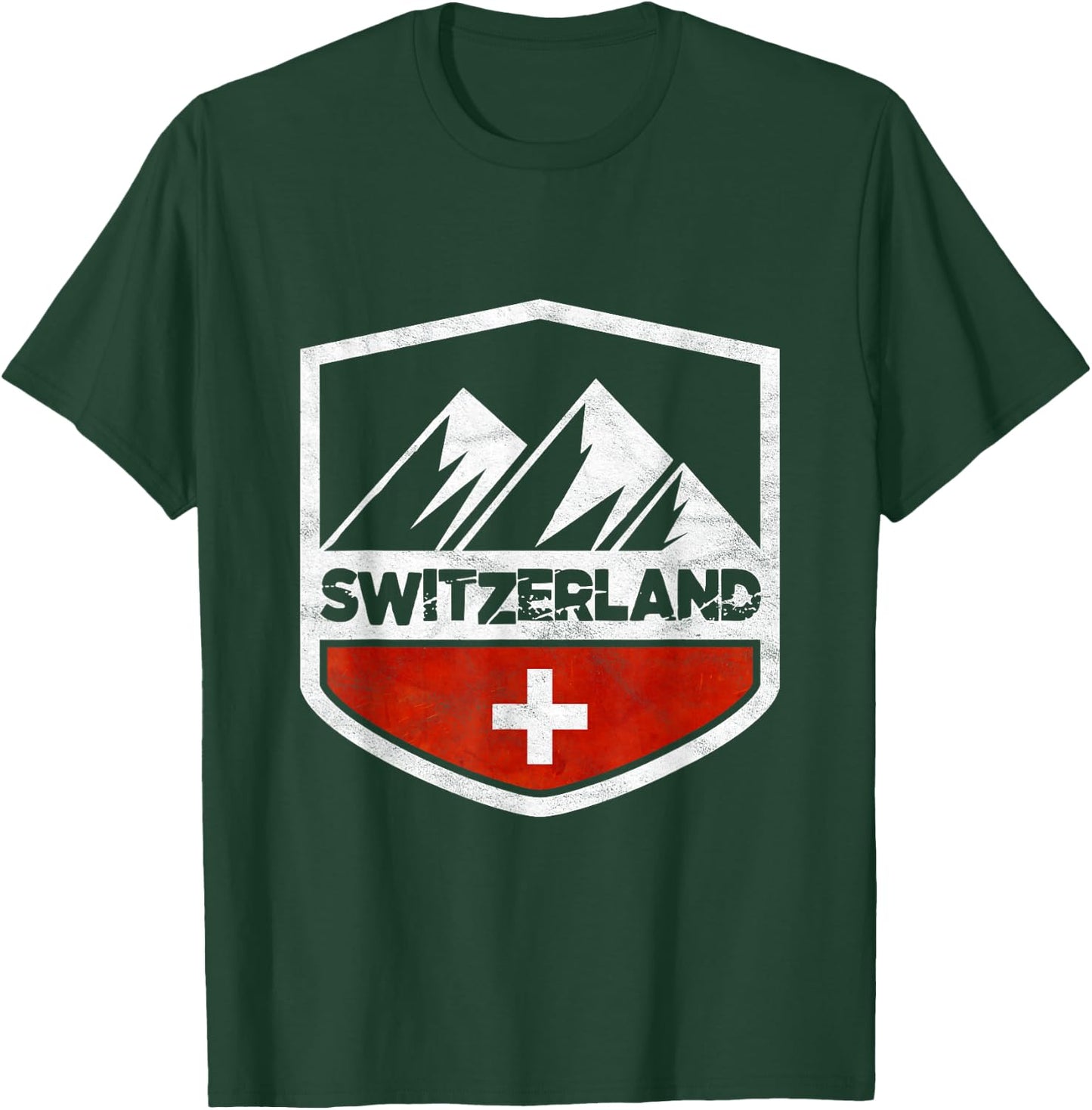 Switzerland Mountains T-Shirt - T-Shirt | Forest