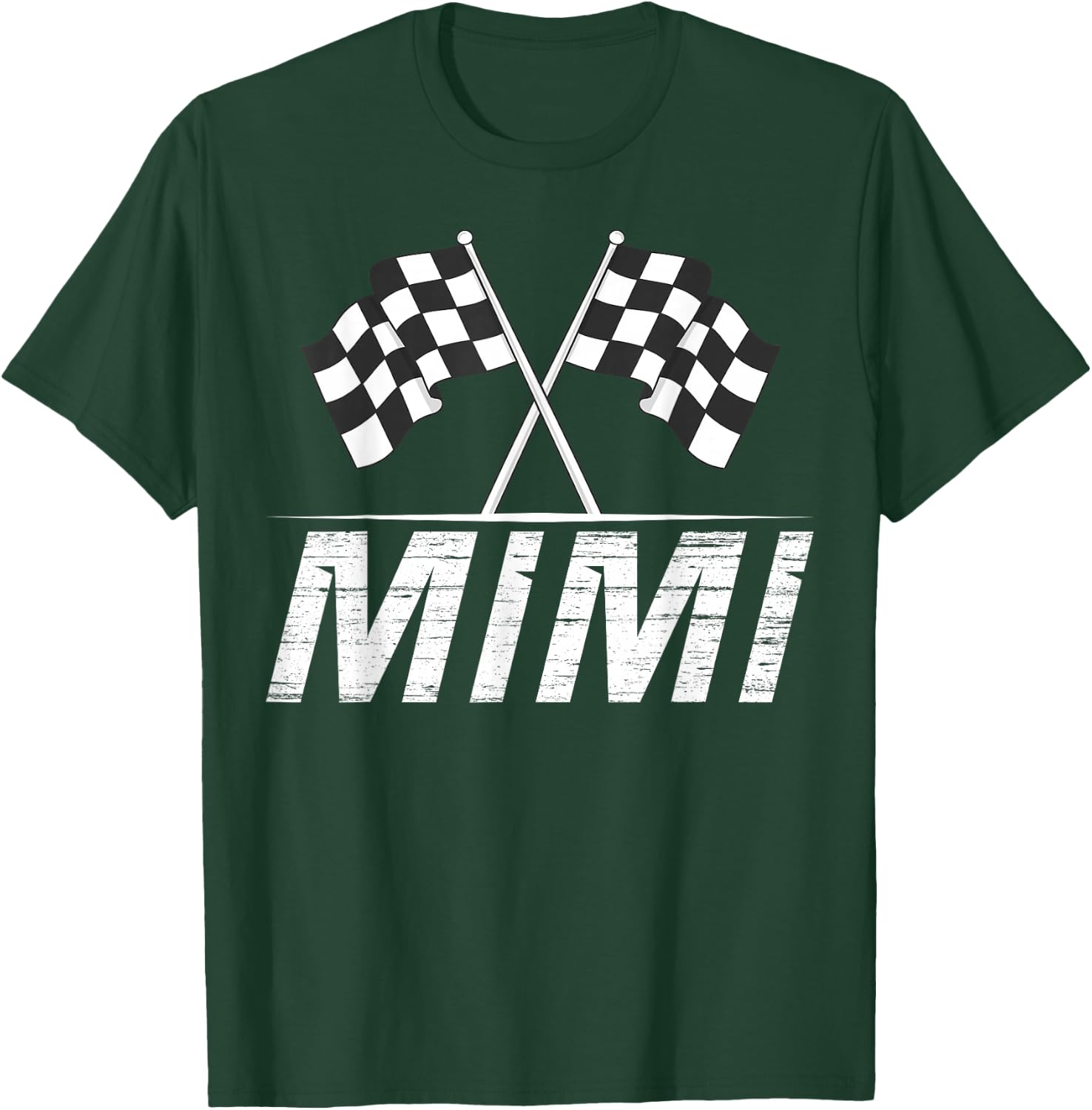 Race Car Birthday Party Racing Family Mimi Pit Crew T-Shirt - T-Shirt | Forest