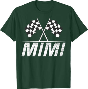 Race Car Birthday Party Racing Family Mimi Pit Crew T-Shirt - T-Shirt | Forest