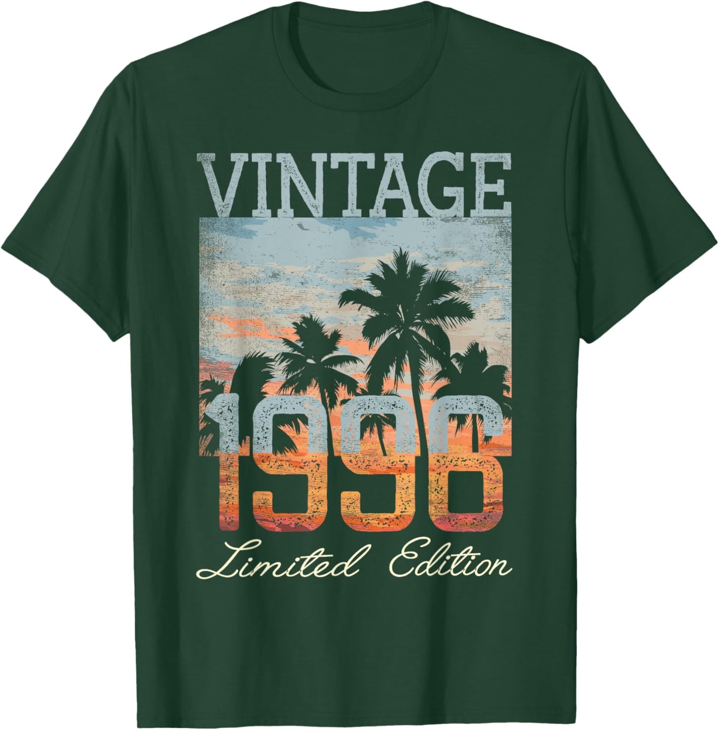 Vintage 1996 Limited Edition 29th Birthday 29 Year Old Gifts T-Shirt - T-Shirt | Forest
