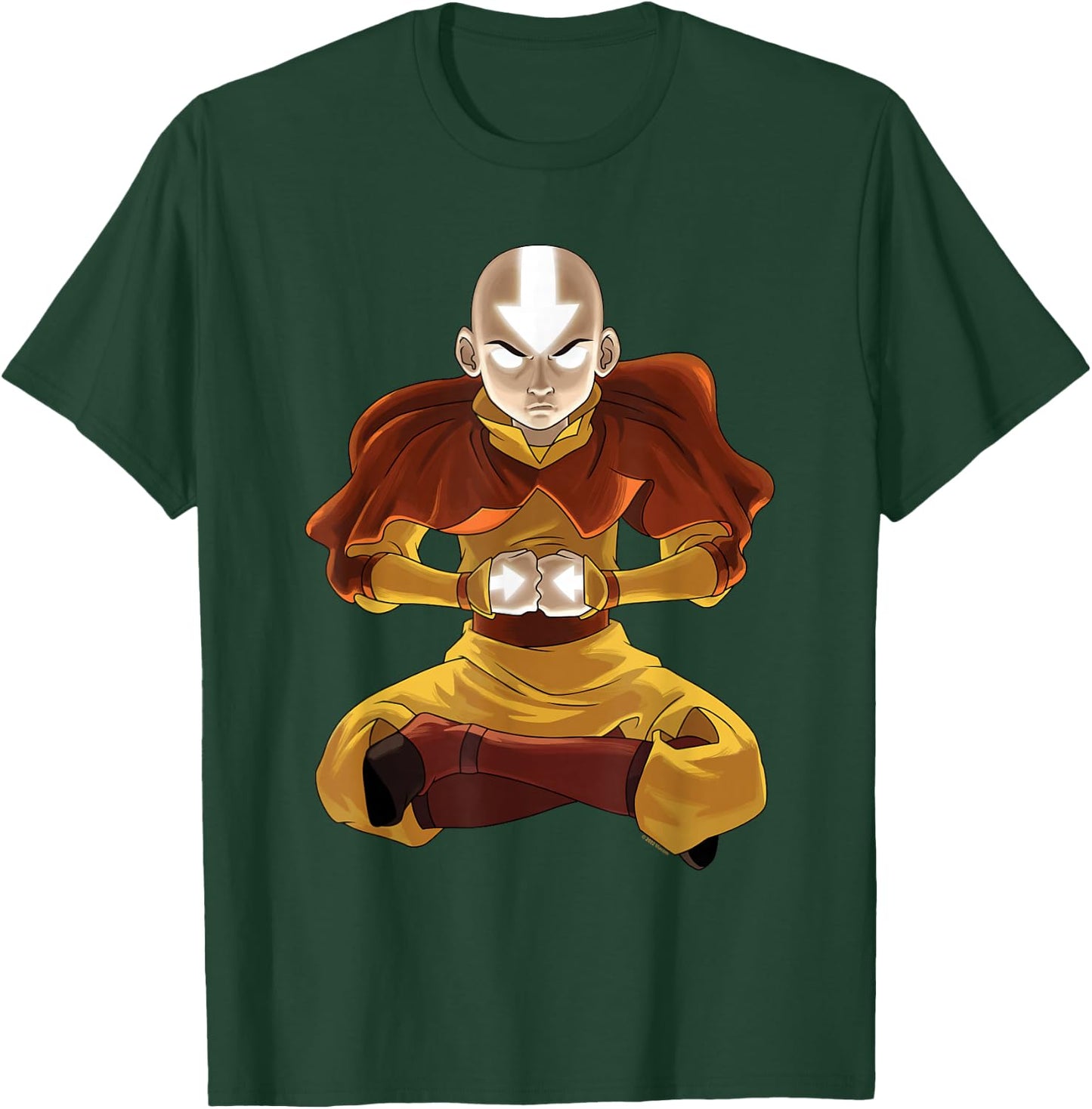 Avatar: The Last Airbender Aang Meditation T-Shirt - T-Shirt | Forest