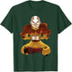 Avatar: The Last Airbender Aang Meditation T-Shirt - T-Shirt | Forest