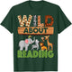 Wild About Reading Teacher Reading Books Back to School T-Shirt - T-Shirt | Forest