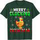 Matching Family Santa Chicken Merry Clucking Christmas T-Shirt - T-Shirt | Forest