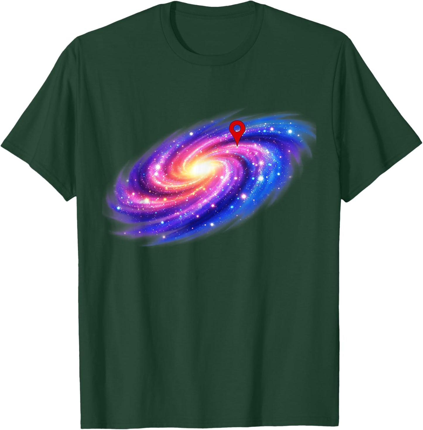 You are Here Galaxy Milky Way Astronomy Space Science T-Shirt - T-Shirt | Forest