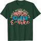 Electric cycling, smile, more ride an e-bike T-Shirt - T-Shirt | Forest