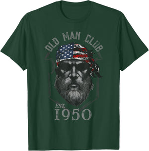 Old Man Club: Established 1950 T-Shirt - T-Shirt | Forest