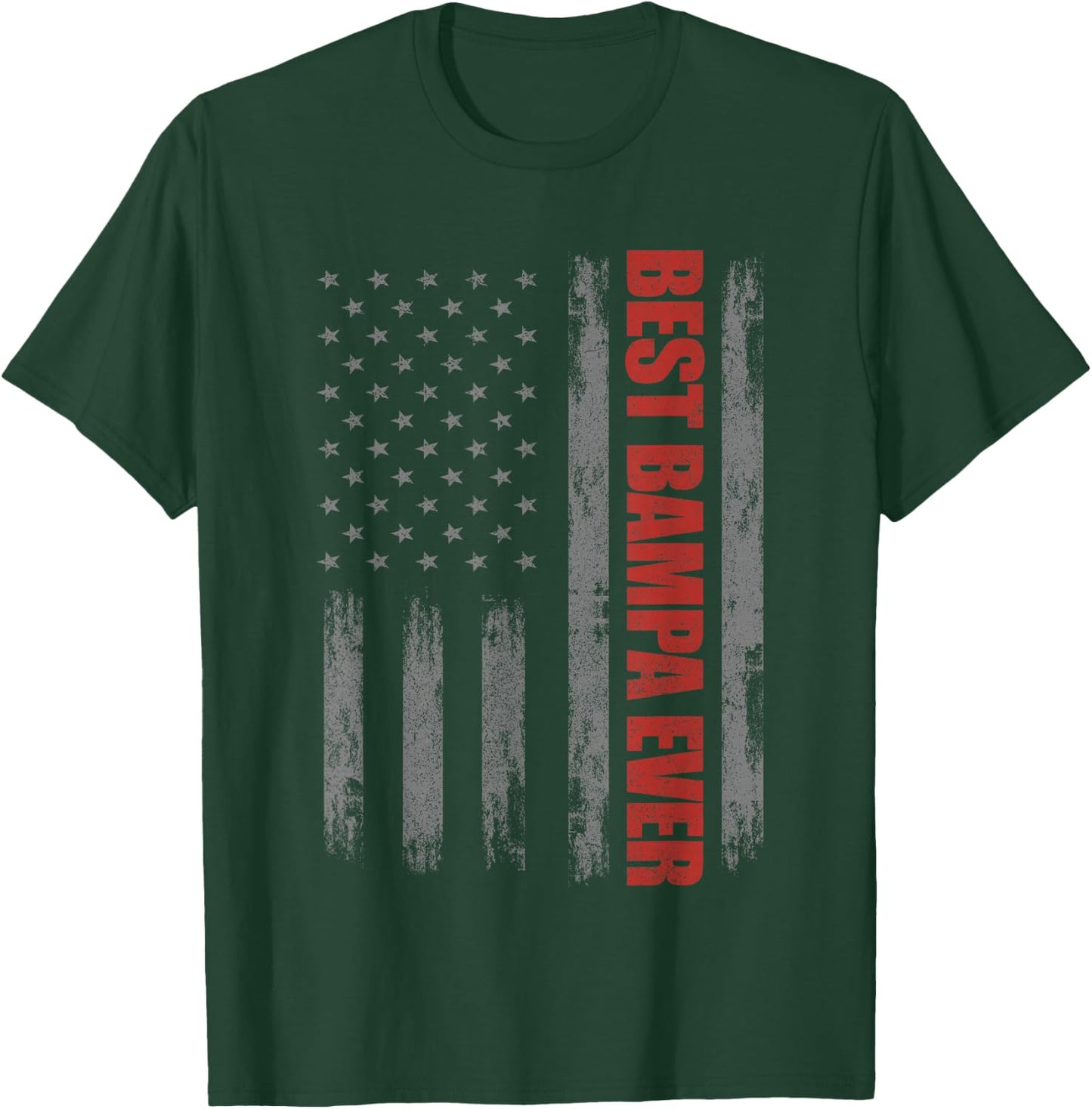 Veterans Day American Flag Bampa Shirts, 4th Of July Grandpa T-Shirt - T-Shirt | Forest