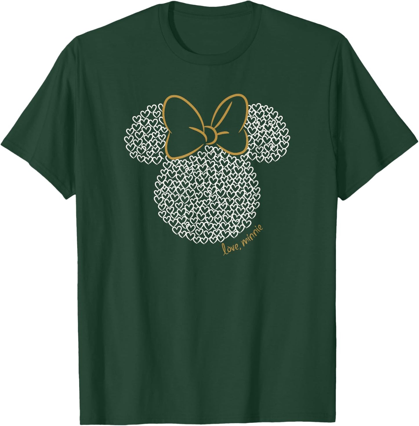 Disney Mickey and Friends Minnie Doodle Love Ears T-Shirt - T-Shirt | Forest
