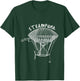 Flying Ship Steampunk Mechanical Gothic Gear Fantasy T-Shirt - T-Shirt | Forest