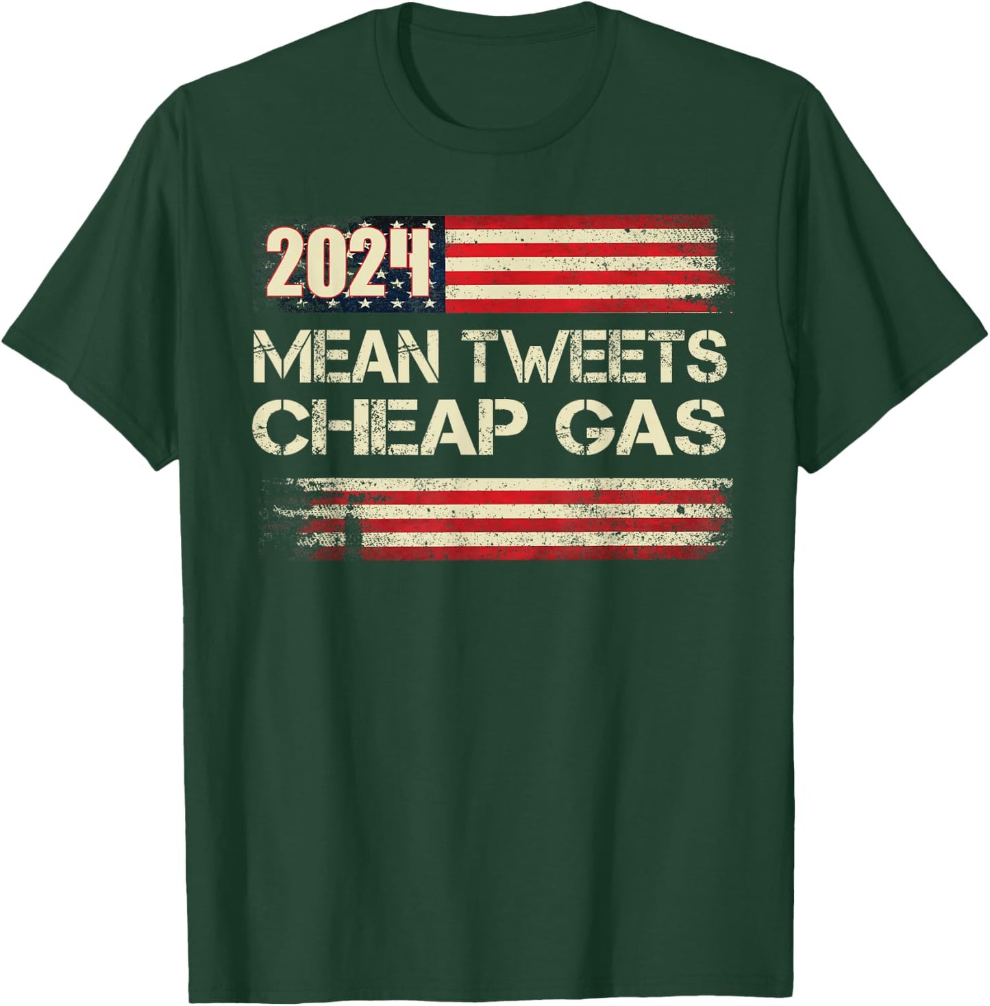 Mean Tweet And 1.79 Gas R Now Patriots 2024 Voted For Trump T-Shirt - T-Shirt | Forest
