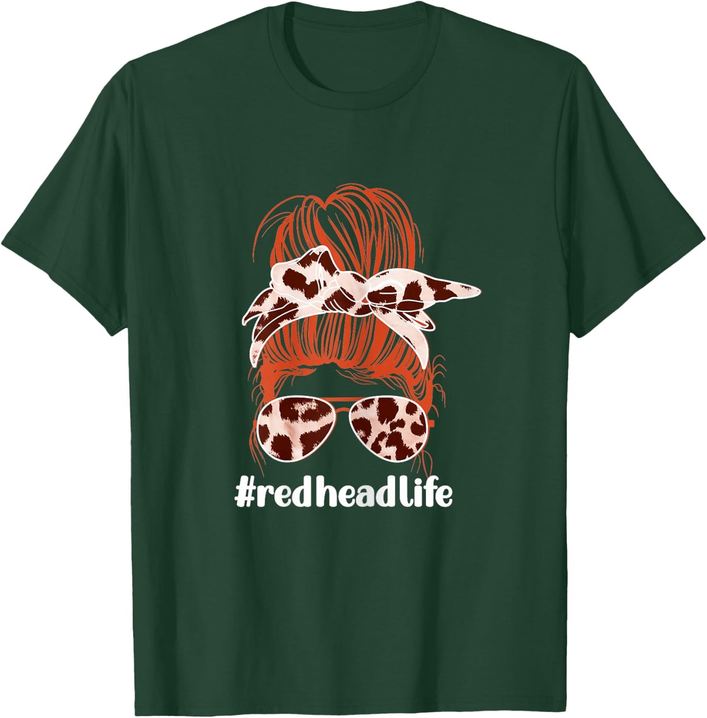 Redhead Life Redhead Life Redhead Red Hair Girl T-Shirt - T-Shirt | Forest