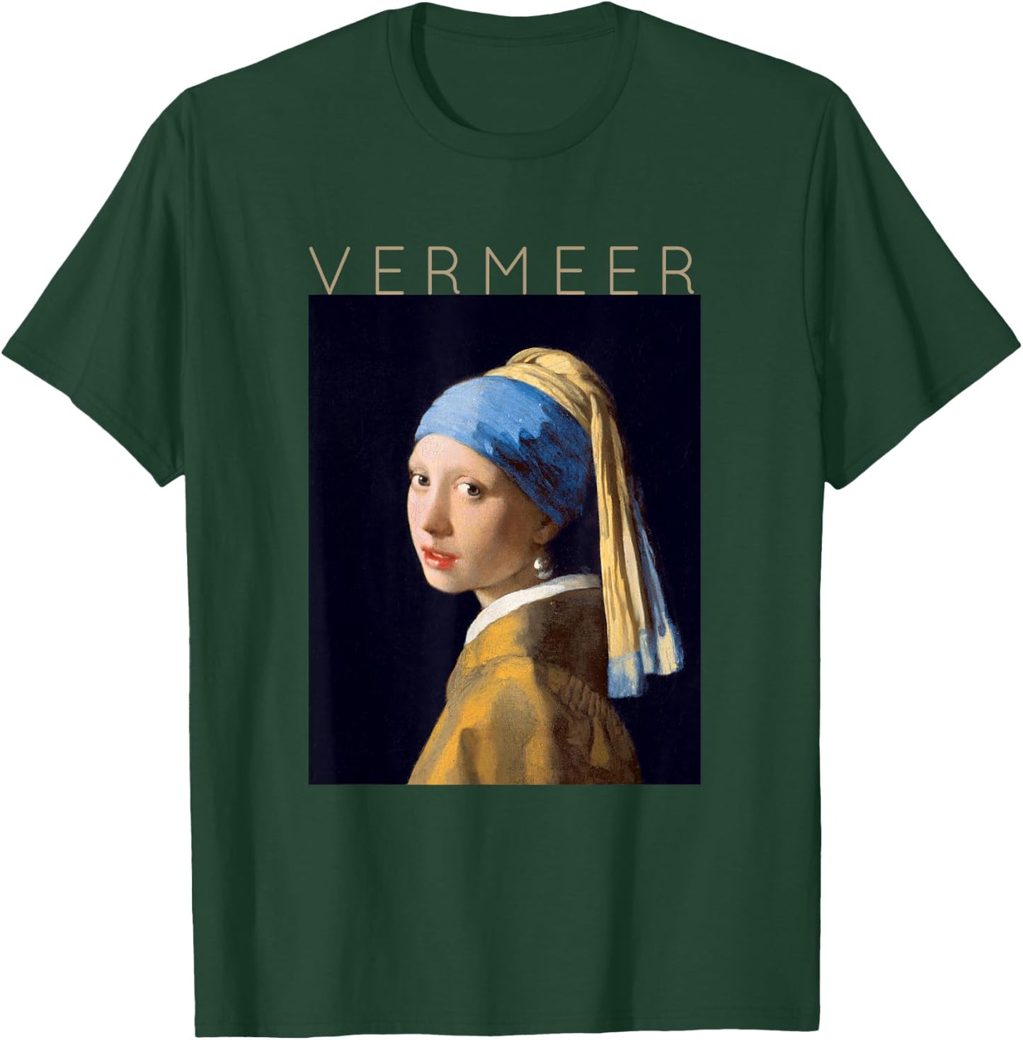 Johannes Vermeer - For Artists - Girl With a Pearl Earring T-Shirt - T-Shirt | Forest