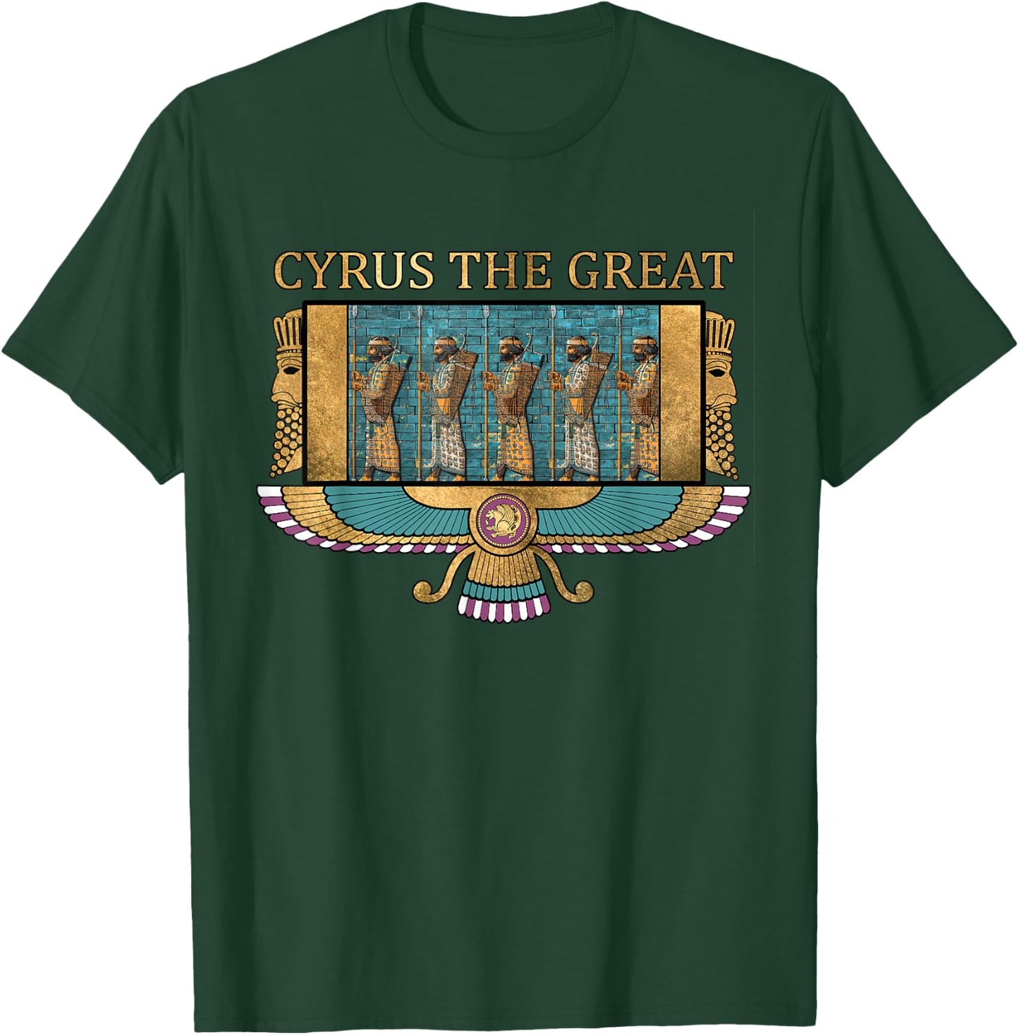 Cyrus the Great Ancient Persia Achaemenid Persian T-Shirt - T-Shirt | Forest
