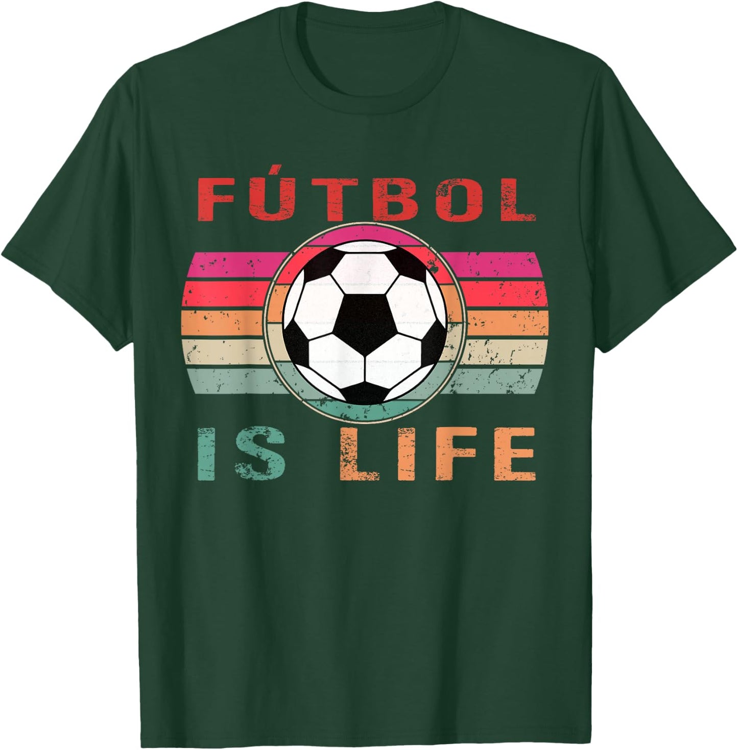 Futbol is Life Futbol is Life Vintage T-Shirt - T-Shirt | Forest