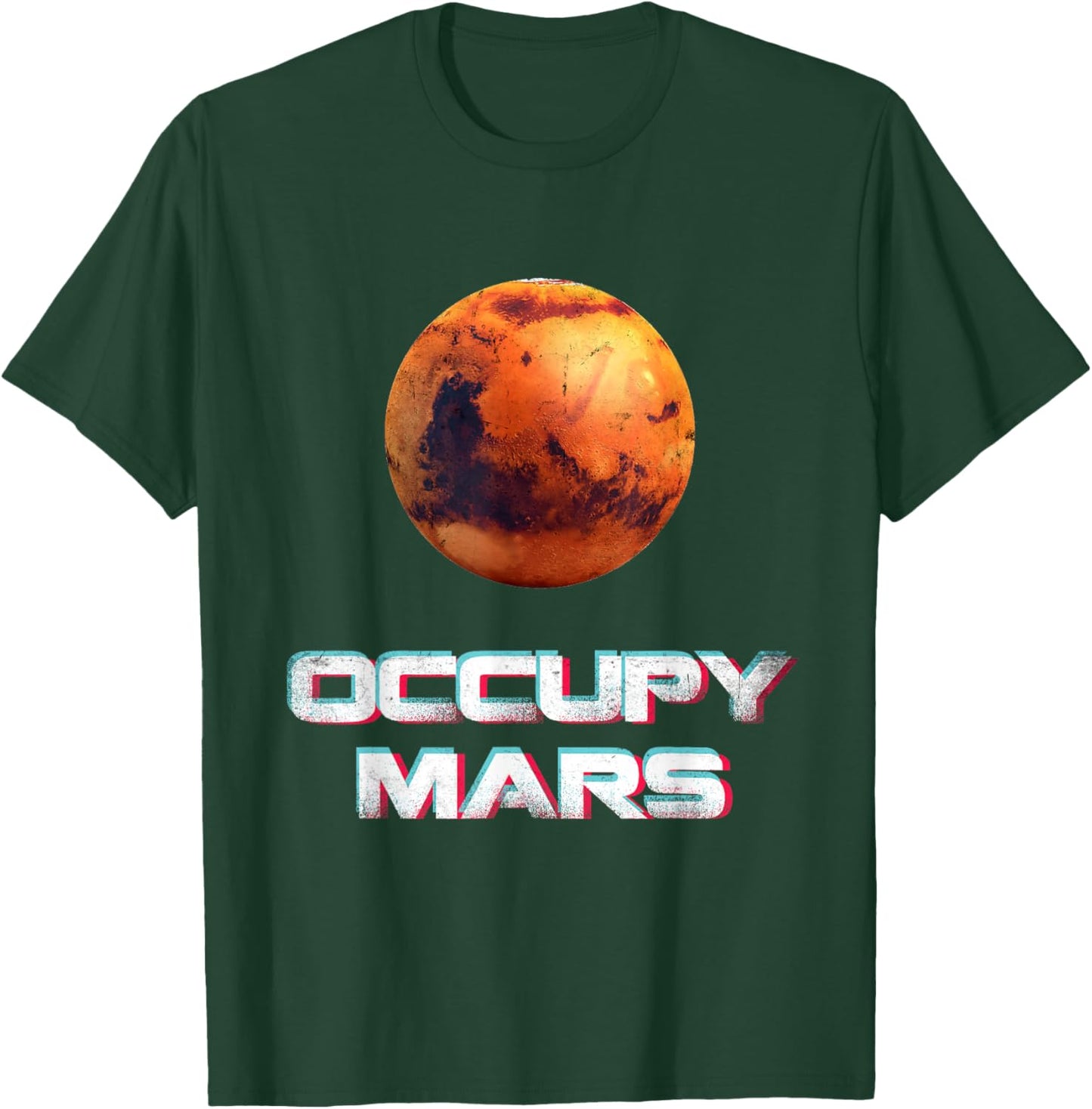Occupy Mars T-Shirt - T-Shirt | Forest
