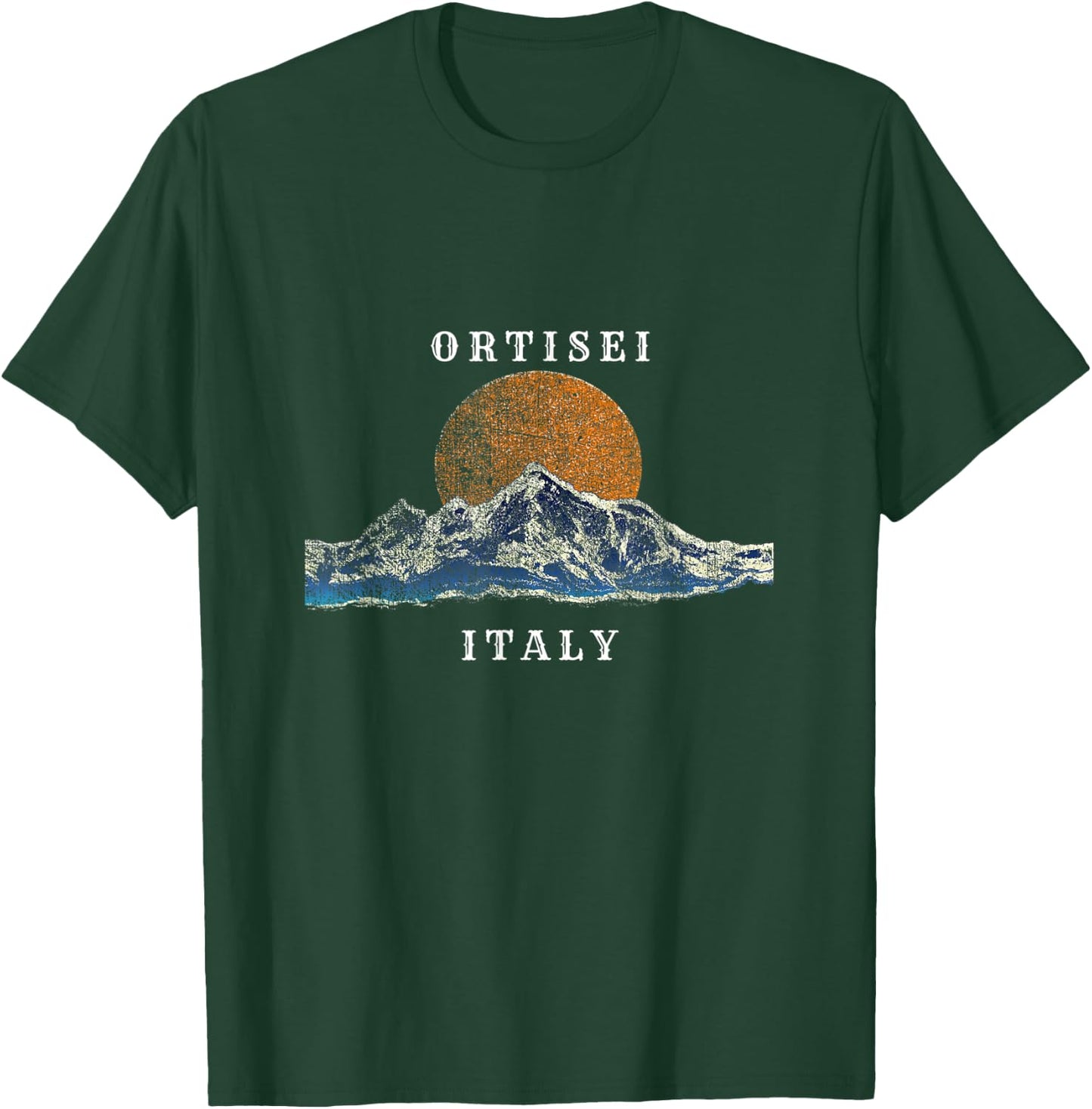 Mountains of Ortisei Italy T-Shirt - T-Shirt | Forest