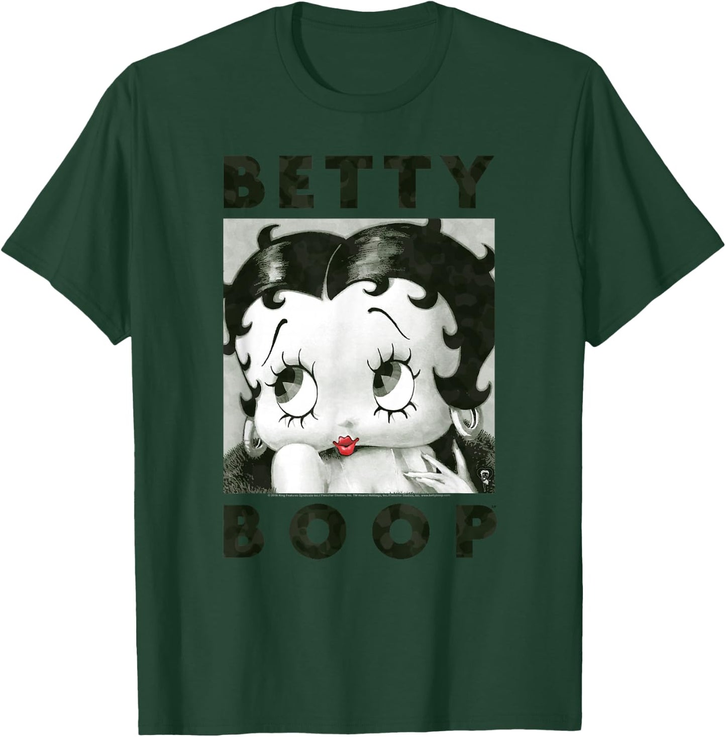 Betty Boop Camo Glamour T-Shirt - T-Shirt | Forest