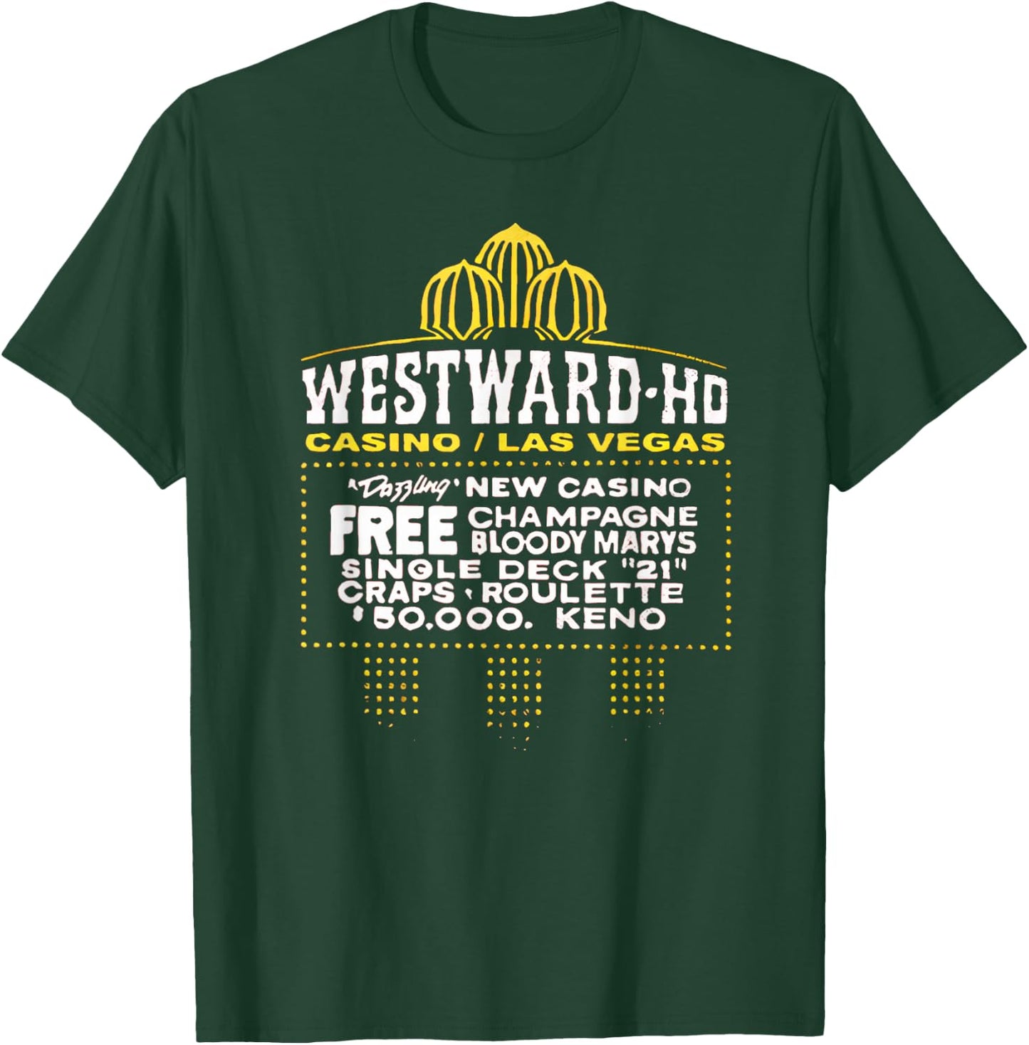Westward Ho Las Vegas Hotel Casino Retro Vintage T-Shirt - T-Shirt | Forest