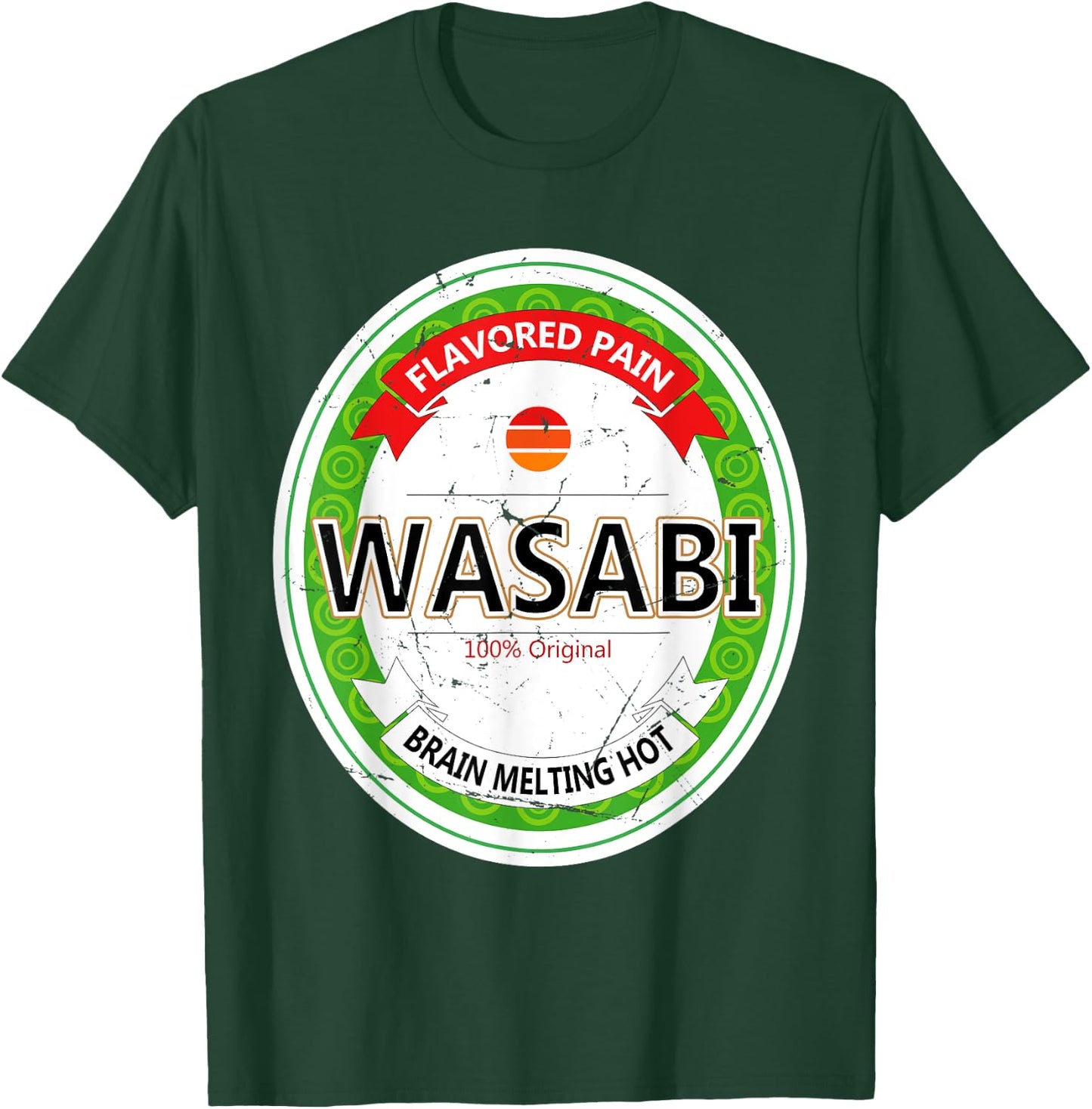Wasabi Funny Japanese Sushi Condiment Halloween Costume T-Shirt - T-Shirt | Forest